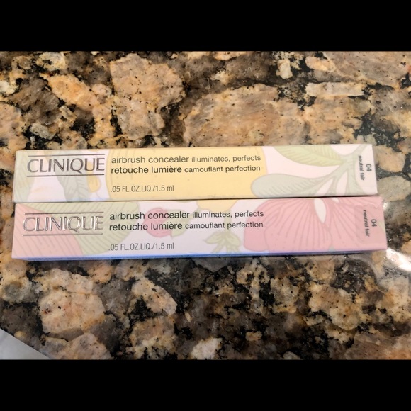 Two Clinique airbrush concealer in neutral fair